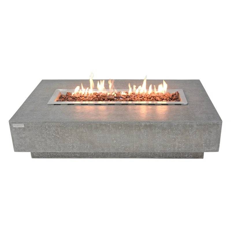 Elementi Fire Hampton Rectangle Concrete Fire Table