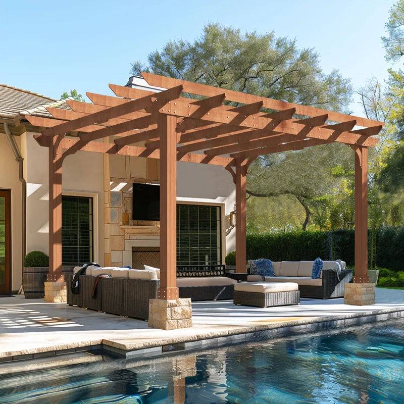 Solid Wood Pergola