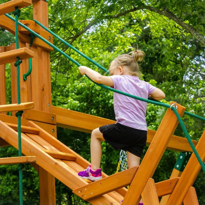 Pioneer Peak best swing sets with Canopy Roof