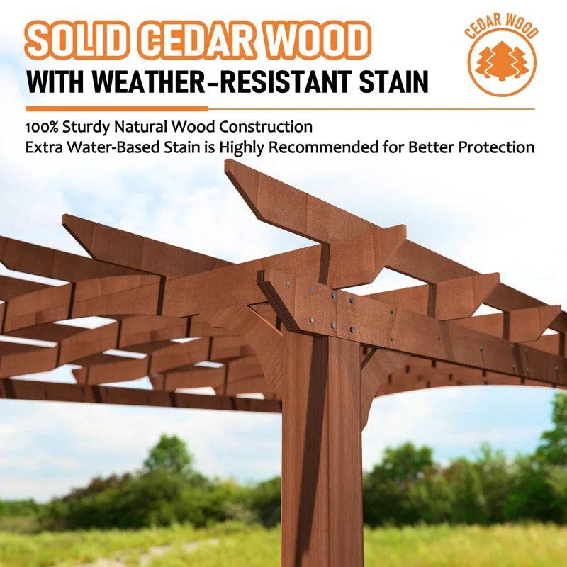 Solid Wood Pergola