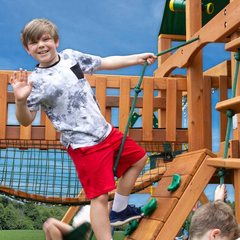 Pioneer Peak best swing sets with Canopy Roof