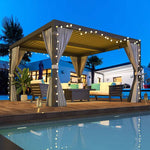 Outdoor Louvered Aluminum Pergola