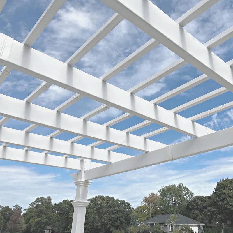 Copiague 16 Ft. W X 12 Ft. D Vinyl Pergola