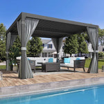 Outdoor Louvered Aluminum Pergola