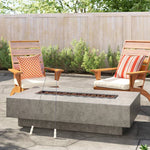 Elementi Fire Hampton Rectangle Concrete Fire Table