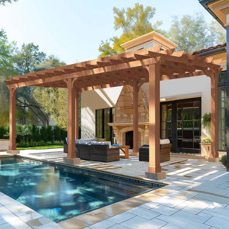 Solid Wood Pergola