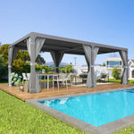 Outdoor Louvered Aluminum Pergola