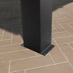 Stonebridge 20' X 9.5' Galvanized Steel Gazebo, Steel Roof, Powerport