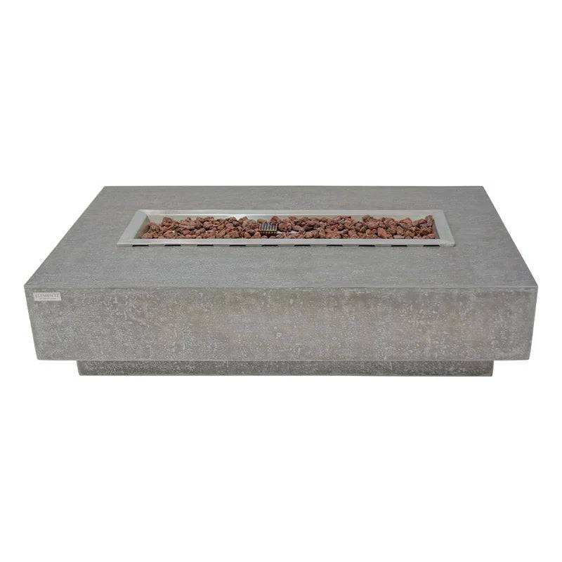 Elementi Fire Hampton Rectangle Concrete Fire Table