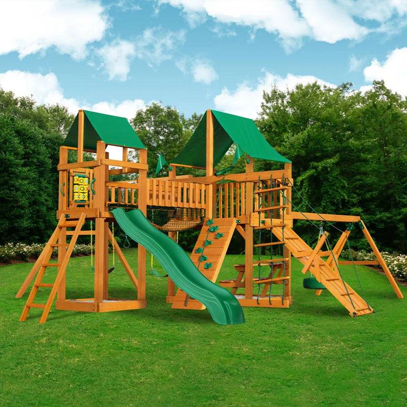 Pioneer Peak best swing sets with Canopy Roof