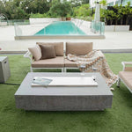 Elementi Fire Hampton Rectangle Concrete Fire Table