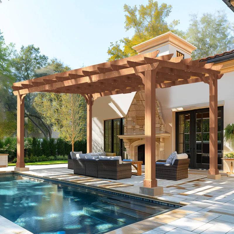 Solid Wood Pergola